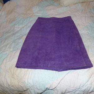 Cayenne Suede Skirt - image 1